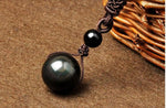 Belifi Obsidian Stone Necklace