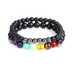 Hematite Chakra Bracelet Set - Inspire Wellness & Health