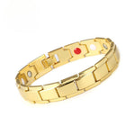 Magnetic Therapy Bracelets - Black, Silver, Gold