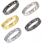 Magnetic Therapy Bracelets - Black, Silver, Gold