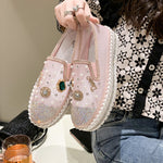 BelifiFlat Bottom ComfortableRhinestone Shoes