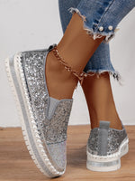Befili Thick Soled Rhinestone Shoes