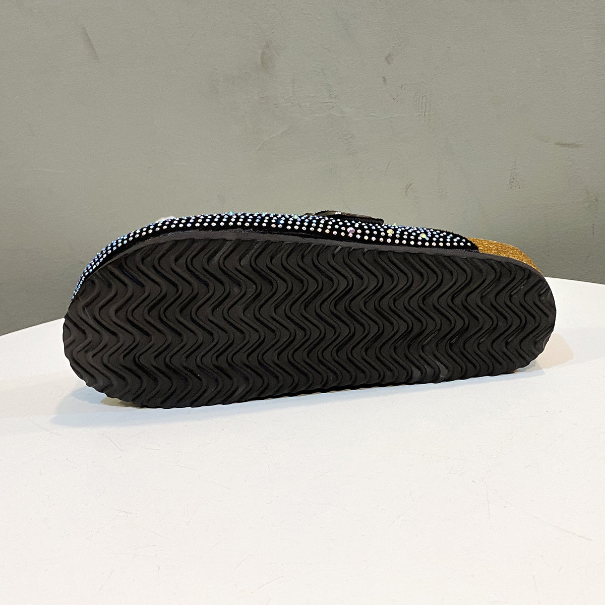 BelifiFlat Bottom Cross Water DiamondSandals