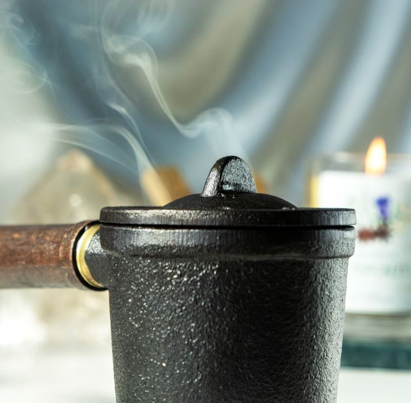 Sacred Circle June 2024 Tools: Apothecary Cast Iron Incense Burner