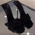 Belifi Stiletto Heels Square-toe Heels