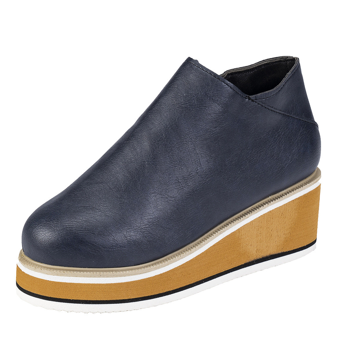 Belifi Women's Chelsea Boots with Thick Platform Wedge Heels