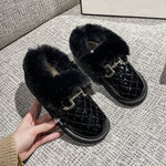 Belifi Winter Women's Comfortable and Warm Furry Cotton Shoes