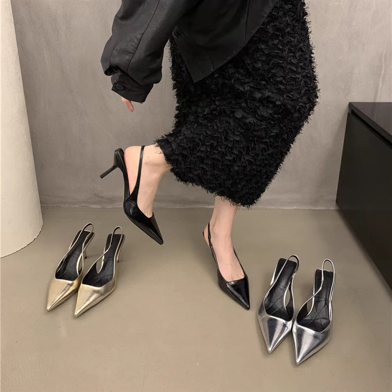 Belifi Slim in Style Back Hollow Thin High Heels