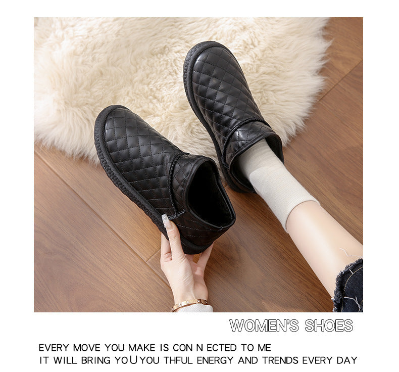 Belifi Winter Women's Fashionable Thick-Soled Anti-slip Snow Boots