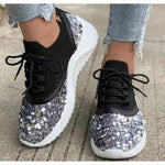 Belifi Autumn Women's Fashionable Comfortable Sequin Casual Sports Shoes