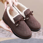 Belifi Winter Women's Casual Fleece-Lined Anti-slip Soft-Sole Cotton Shoes
