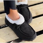 Belifi Winter Women's Casual Fleece-Lined Anti-slip Soft-Sole Cotton Shoes