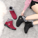 Belifi Winter Fleece-Lined High-Top Anti-slip Cotton Shoes