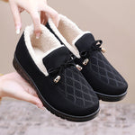Belifi Winter Women's Casual Fleece-Lined Anti-slip Soft-Sole Cotton Shoes