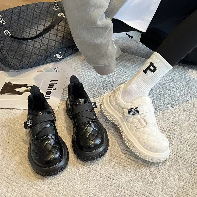 Belifi Winter Women's Waterproof Pea Slip-On Sports Shoes