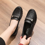 Belifi Comfortable and Breathable Genuine Leather Hollow Shoes