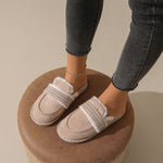 Belifi Winter Fleece-Lined Warm Comfortable Soft-Sole Cotton Shoes