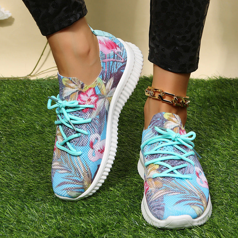 Belifi Women's Stylish Lightweight Flyknit Sports Casual Shoes