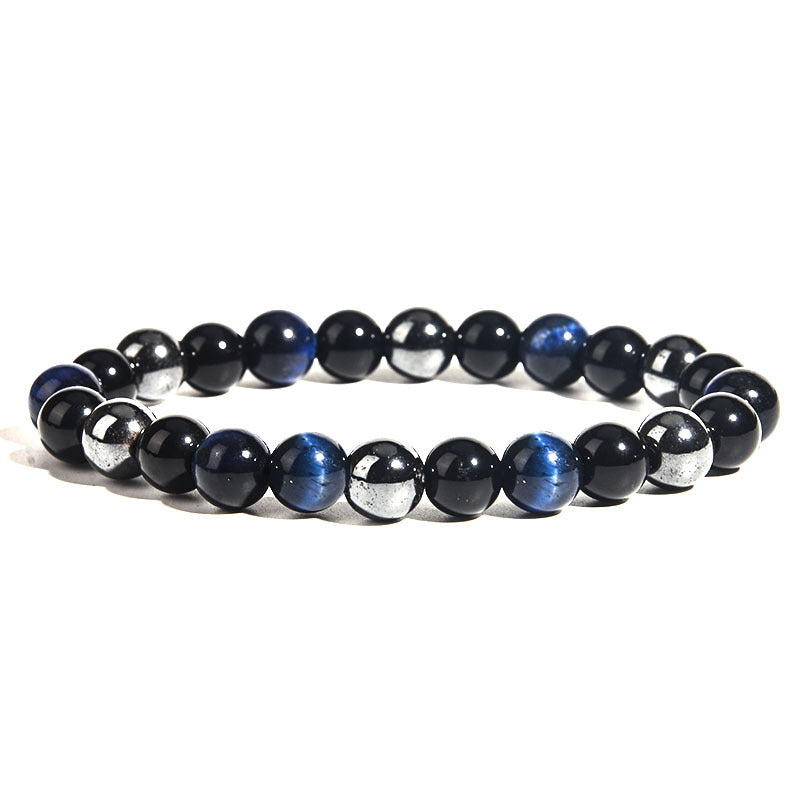 Triple Protection Bracelet - Tiger’s Eye, Obsidian, Hematite