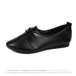 Belifi Autumn Women's Versatile Lace-up Small Leather Shoes