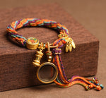 Colorful String Bracelet - Om Mani Padme Hum Reincarnation Knot Design