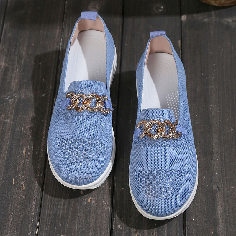 Belifi Women's Stylish Lightweight Flyknit Sports Casual Shoes