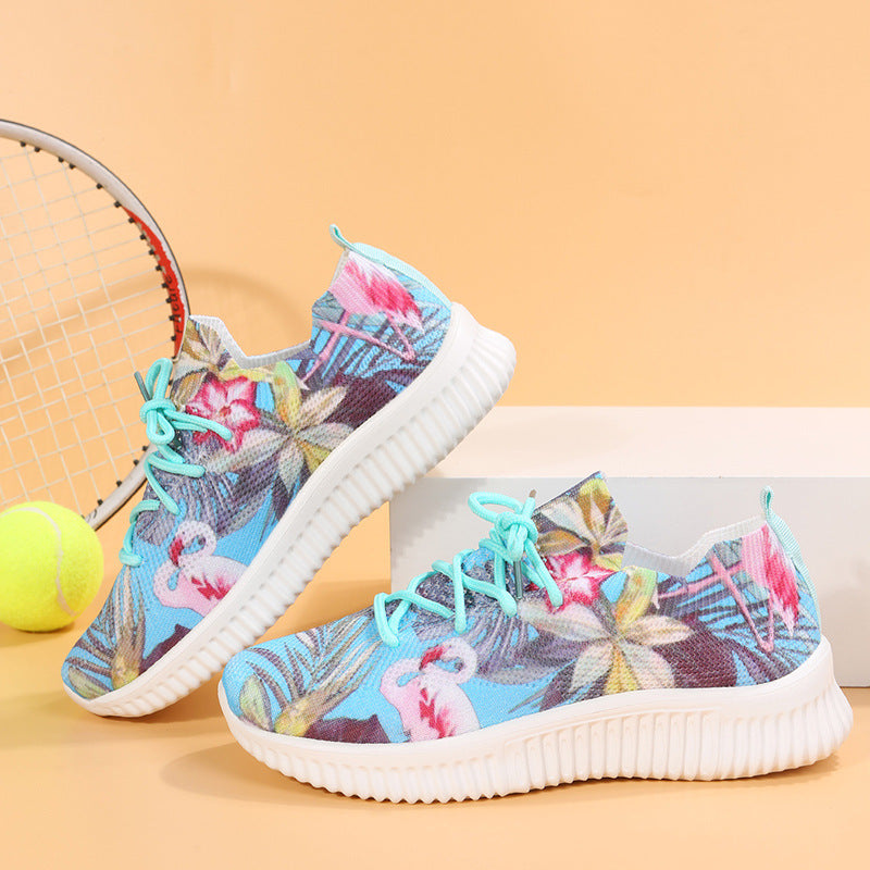 Belifi Women's Stylish Lightweight Flyknit Sports Casual Shoes