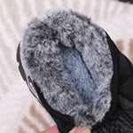 Belifi Women's Winter Comfortable Waterproof Leather Cotton Shoes