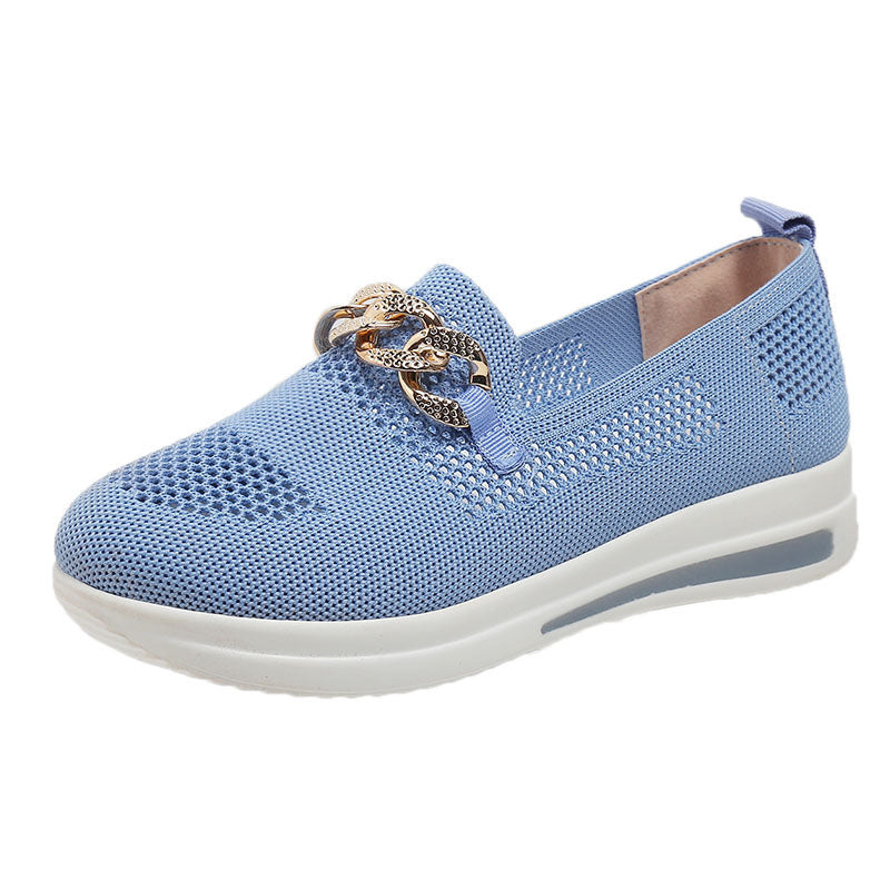 Belifi Women's Stylish Lightweight Flyknit Sports Casual Shoes