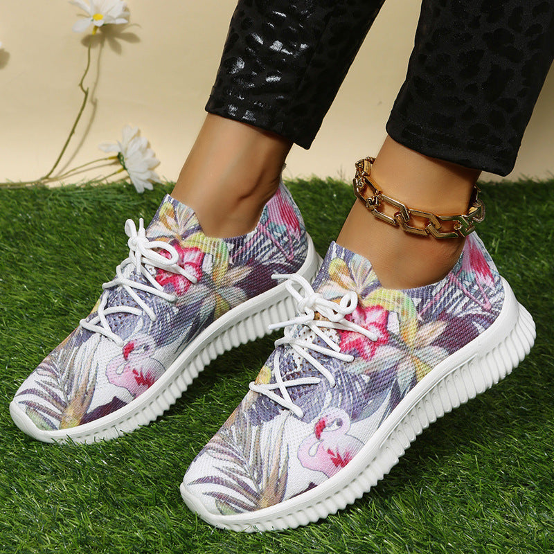 Belifi Women's Stylish Lightweight Flyknit Sports Casual Shoes