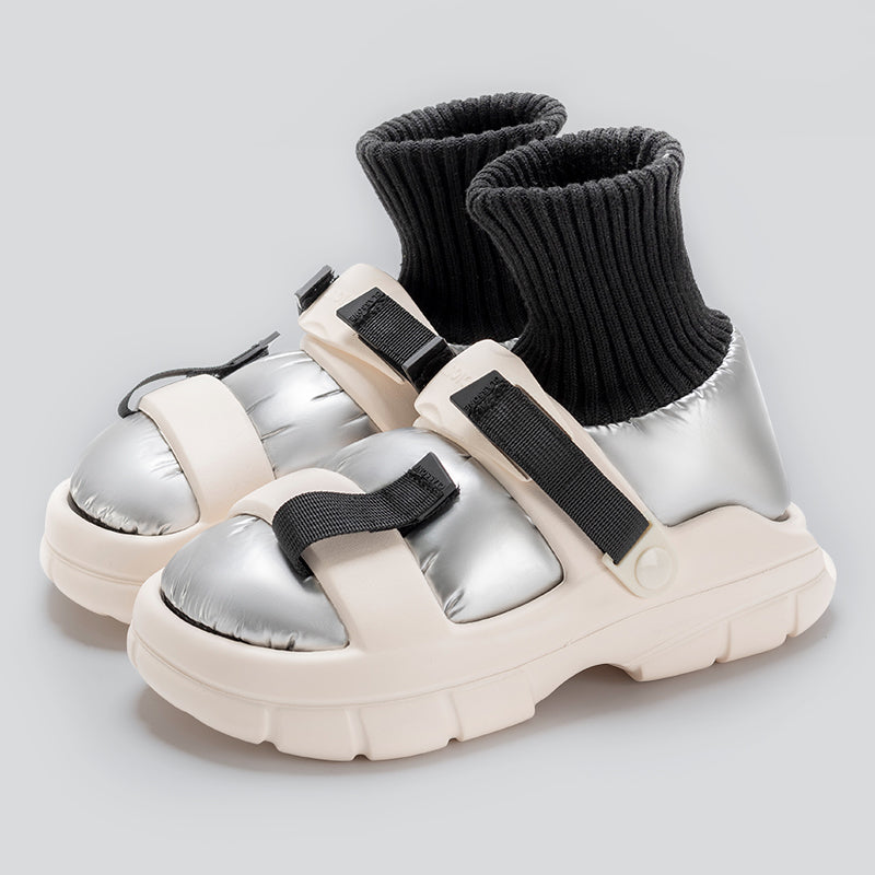 Belifi Winter Women's Down-filled Waterproof Fashion Cotton Shoes