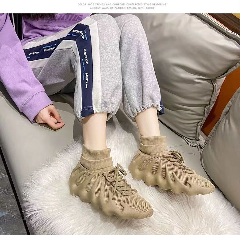 Belifi Winter Women's Anti-slip Durable Sock-Style Casual Shoes