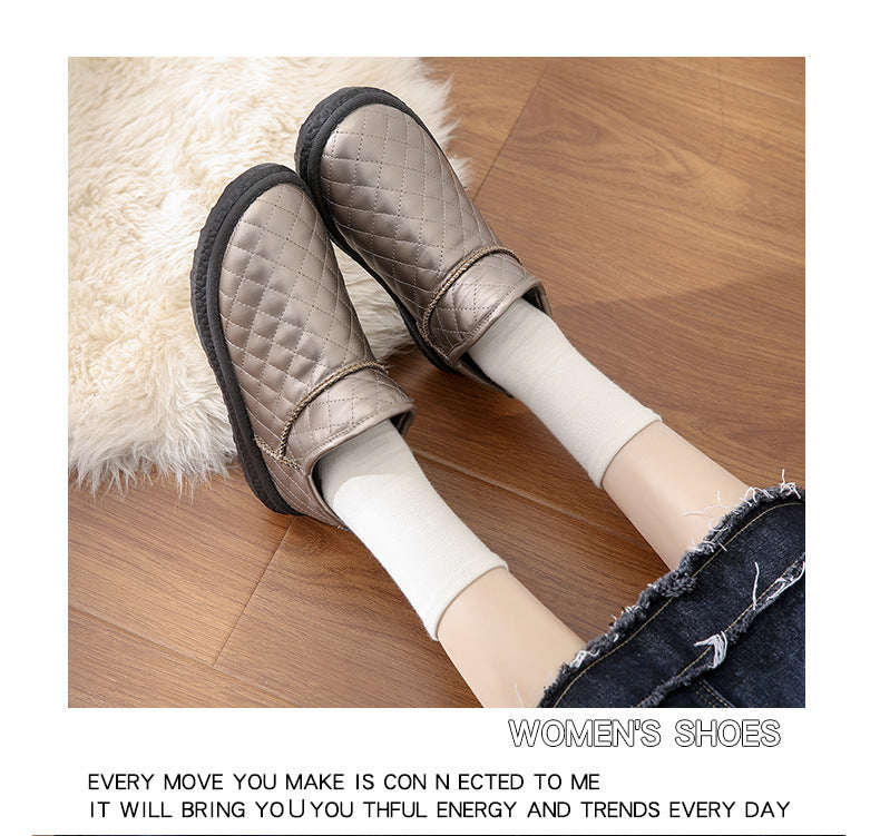 Belifi Winter Women's Fashionable Thick-Soled Anti-slip Snow Boots