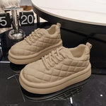 Belifi Warm Casual Versatile Anti-slip Thick-soled Diamond-patterned Snow Boots