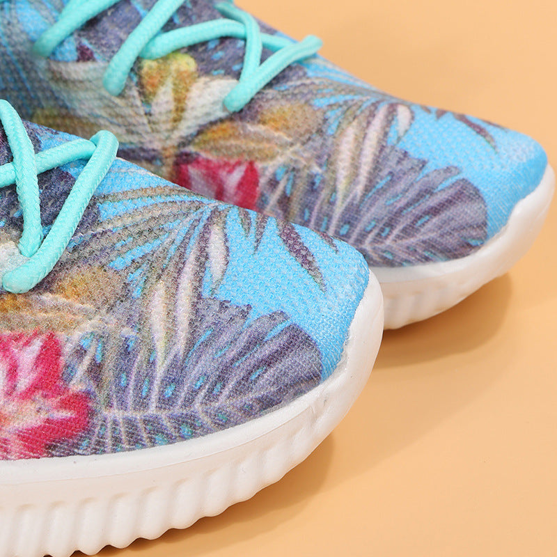 Belifi Women's Stylish Lightweight Flyknit Sports Casual Shoes