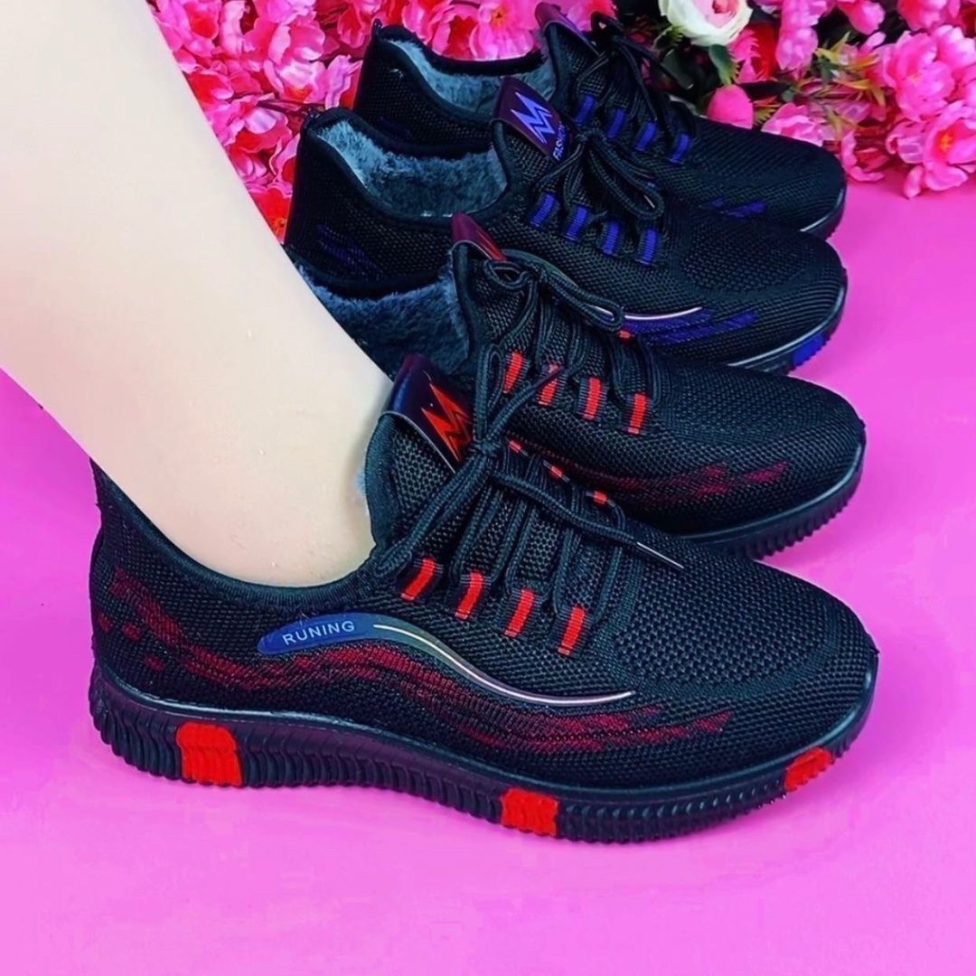 Belifi Winter Fleece-Lined Warm Soft-Sole Lightweight Casual Sports Shoes