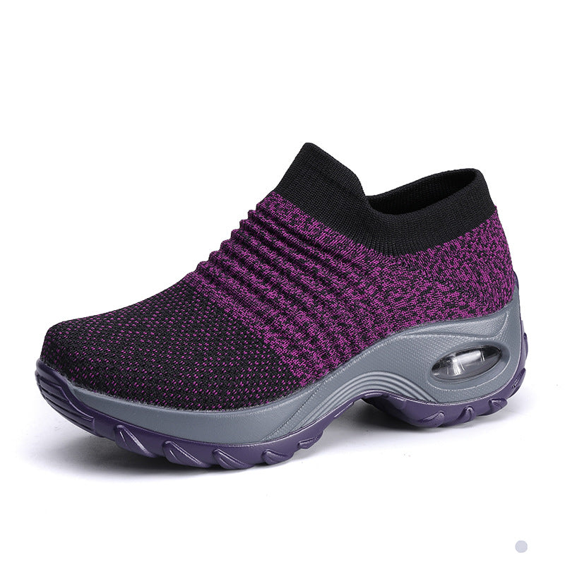 Belifi Women's Stylish Lightweight Flyknit Sports Casual Shoes