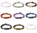 Natural Quartz Love Heart Bracelet for Emotional Healing