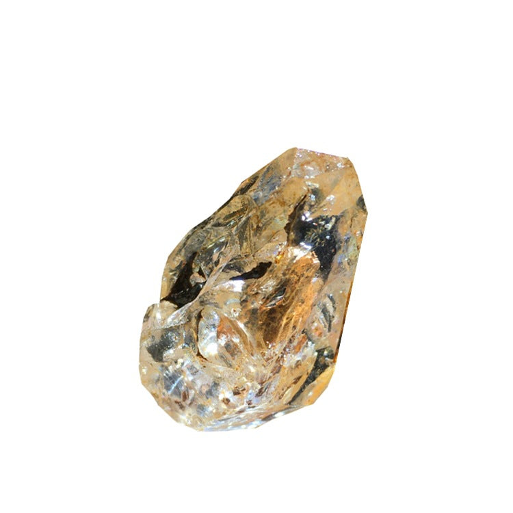 Natural red mud backbone crystal ore