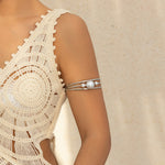 LABRADORITE GOLDEN OR SILVER BRACELET