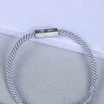 Personalized Blessing String Bracelet - 925 Sterling Silver Engraving