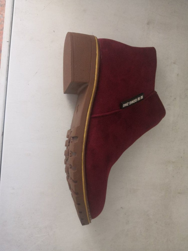 Belifi Comfortable Fashionable Low-heeled Cotton Women's Boots