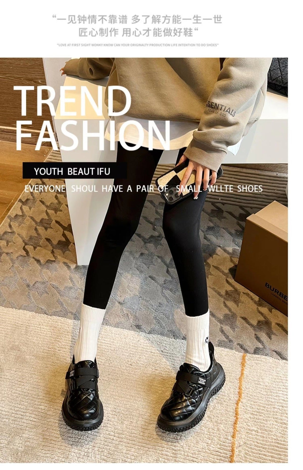 Belifi Winter Women's Fashionable Thick-Soled Anti-slip Snow Boots