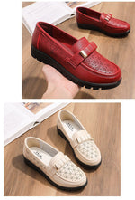 Belifi Comfortable and Breathable Genuine Leather Hollow Shoes