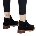 Belifi Comfortable Fashionable Low-heeled Cotton Women's Boots