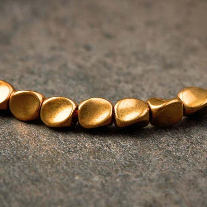 Tibetan Copper Beads Bracelet Handmade - For Healing, Strength & Protection-Belifi