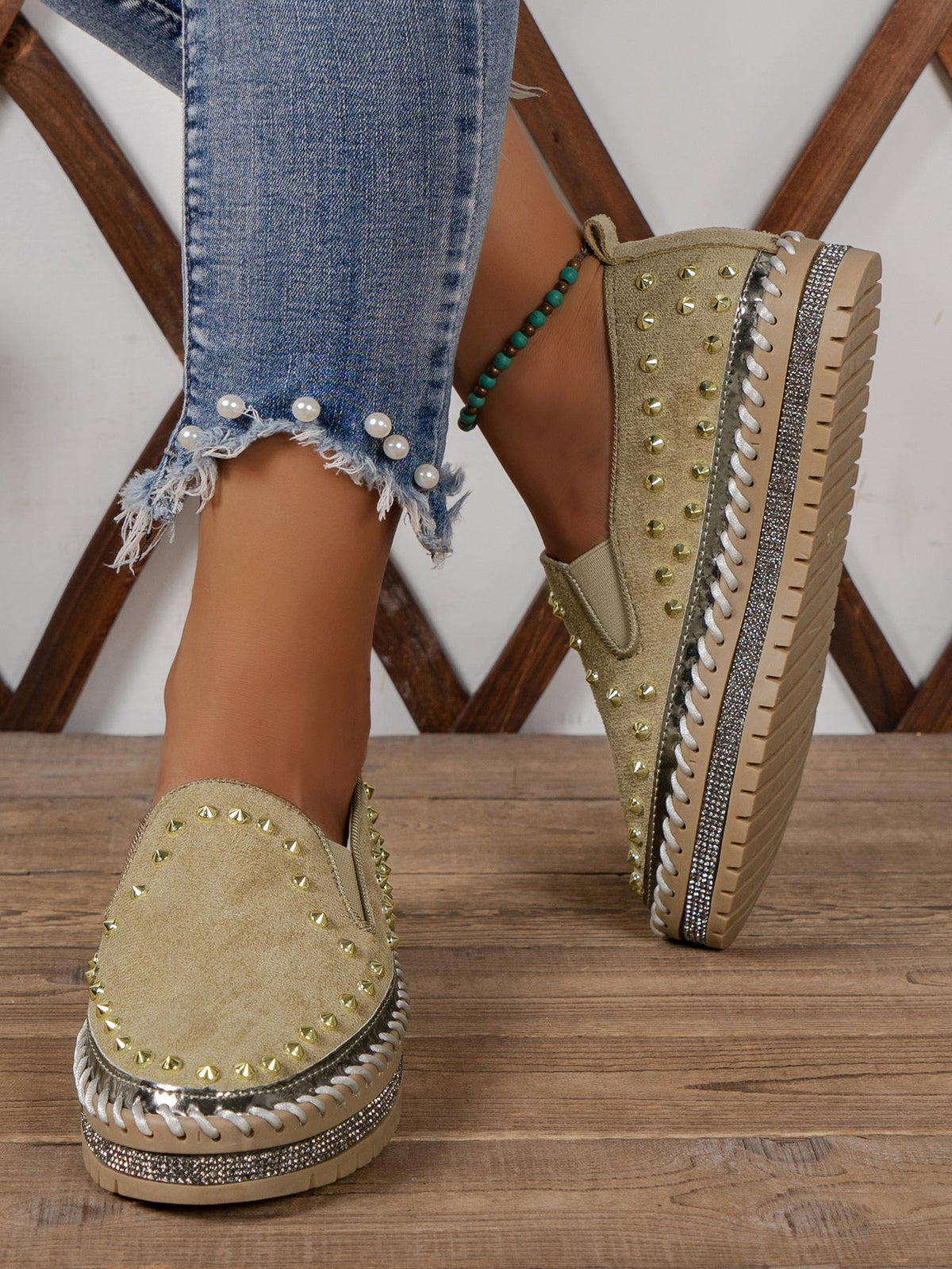 BelifiFashionable Comfortable Rhinestone Shoes