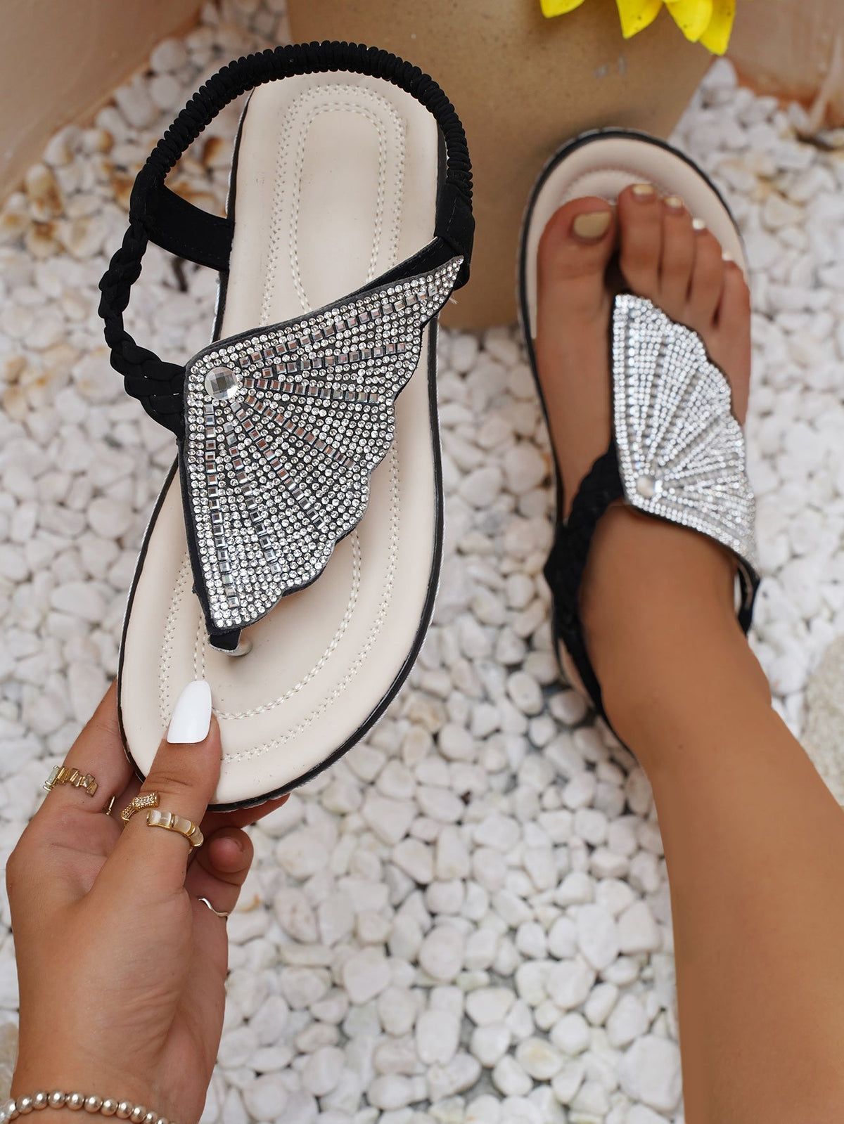 BelifiShiny and Comfortable Sandals