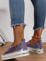 Befili Thick Soled Rhinestone Shoes