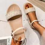 Belifi Fashion Pearl Crystal Sandals